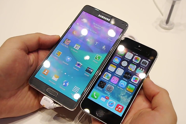 Сравнение: Samsung Galaxy Note 4 оказался медленнее iPhone 5s и LG G3